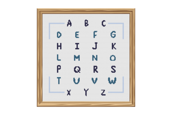 Alphabet Cross Stitch: Perfect for Seasonal Gifts