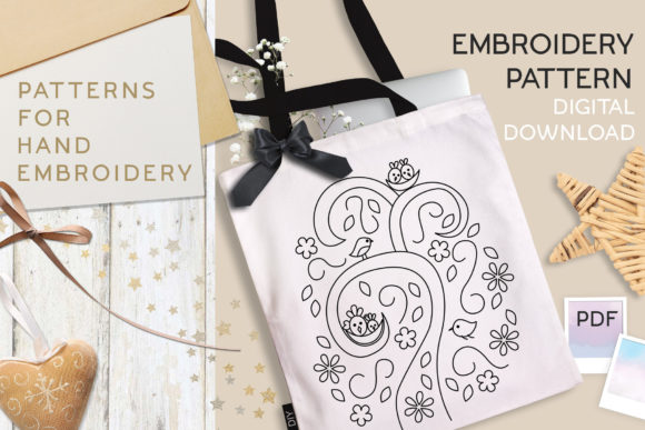 Charming Embroidery Pattern Bird Nest for Business