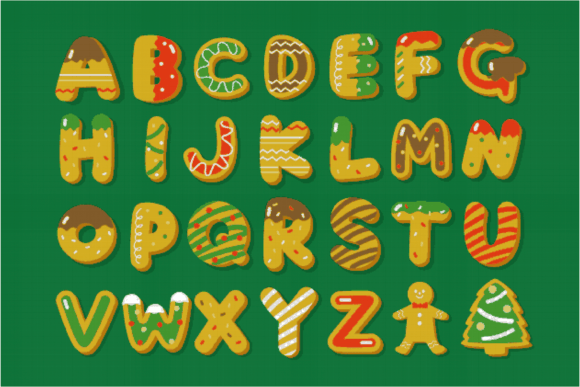 Christmas Alphabe Cross Stitch Patterns Review