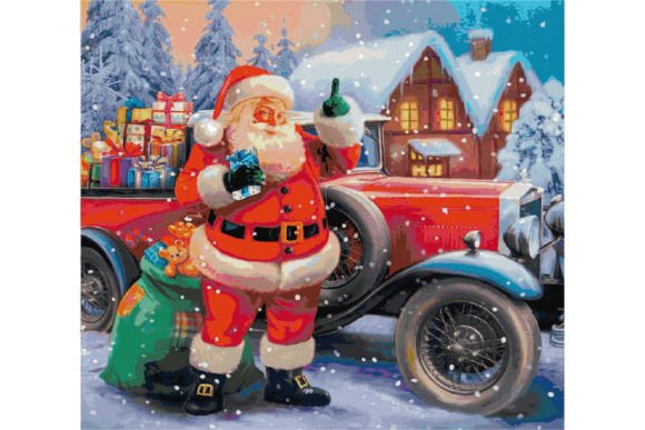 Explore Christmas Santa Cross Stitch Patterns 16