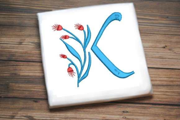 Floral Monogram Letter K: A Perfect Addition