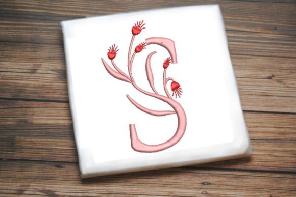 Floral Monogram Letter S: A Festive and Elegant Choice