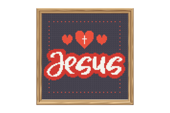 Jesus Cross Stitch Pattern: A Touch of Faith