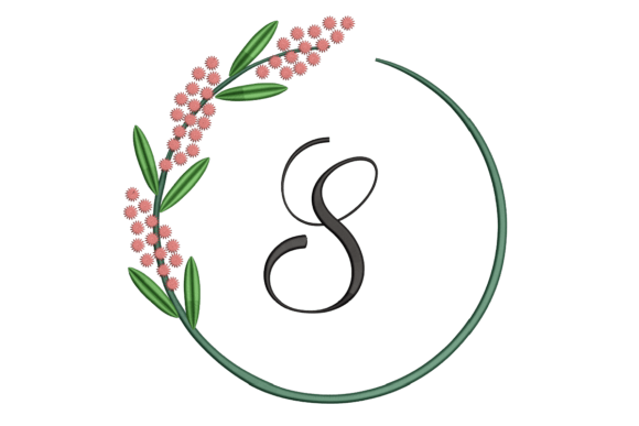 Monogram S: A Touch of Summer Elegance