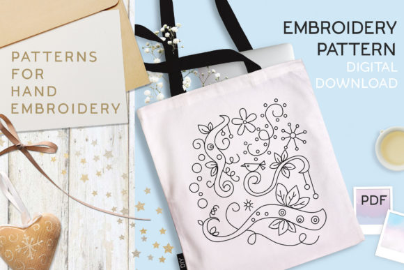 Review: DIY Hand Embroidery Pattern for Boutique Sweatshirts