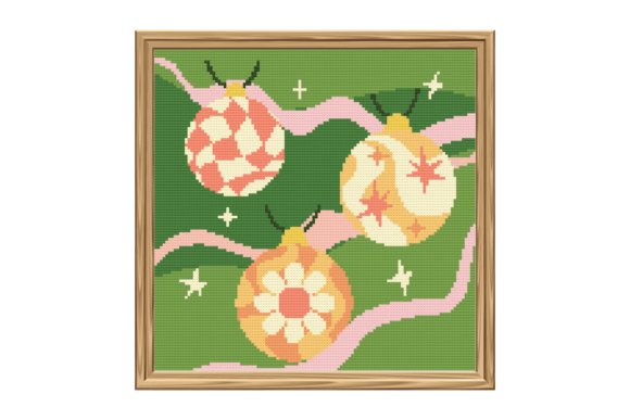 Review: Groovy Christmas Ornaments Cross Stitch