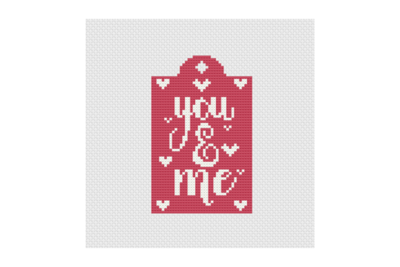 Review: You Me Gift Tag Label Cross Stitch Pattern