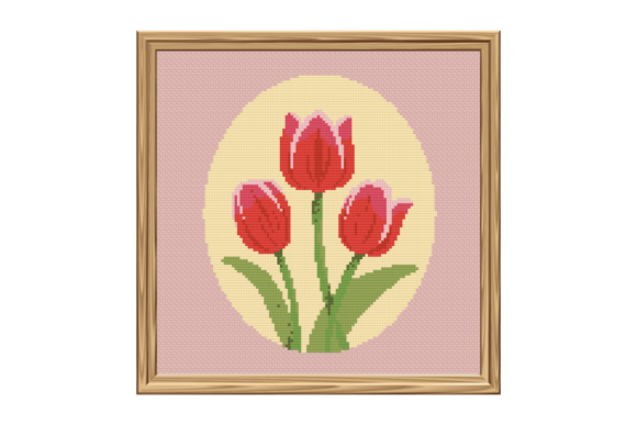 Vintage Tulips Cross Stitch Pattern Review